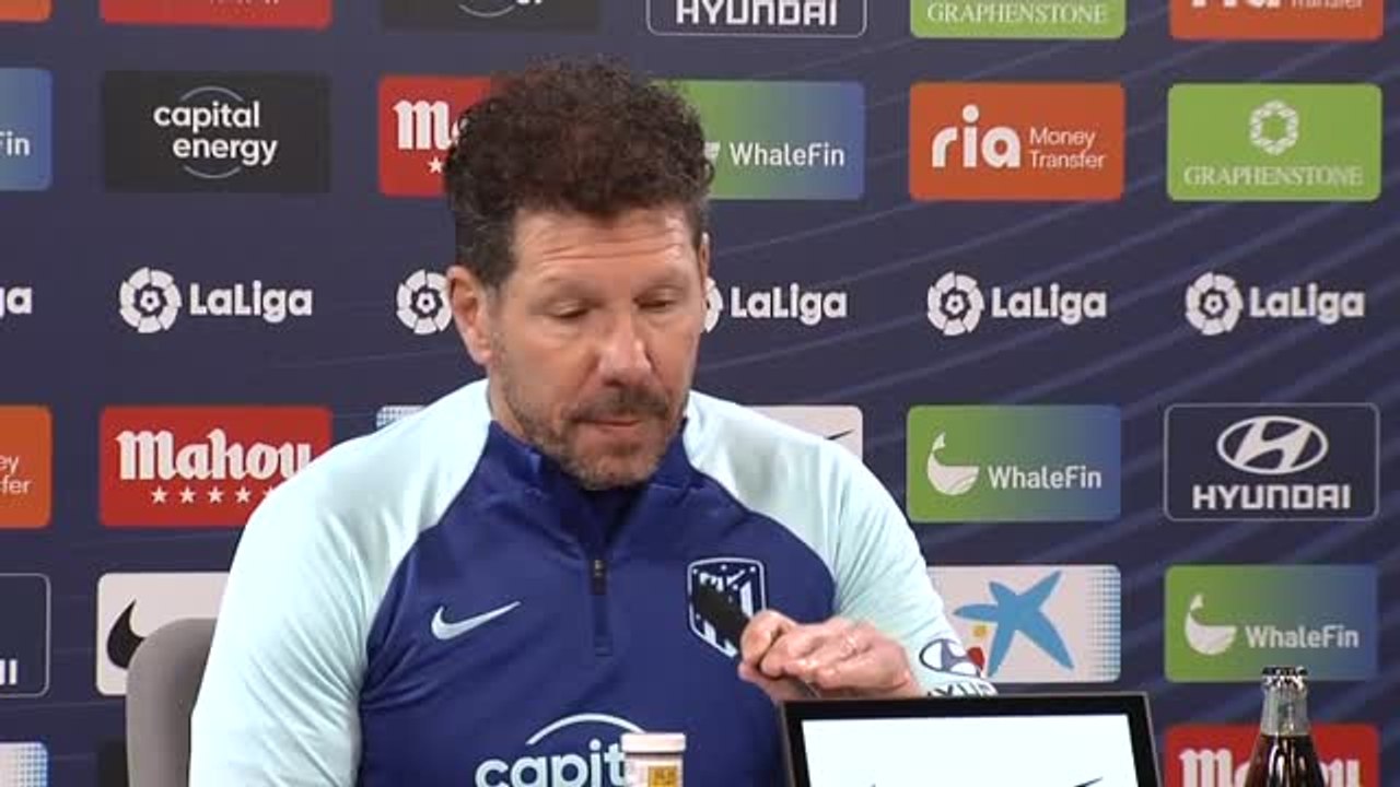 Simeone: "Lo más sano y lo más lindo de este juego es que haya una tranquilidad para todos"