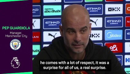 Guardiola responds to Carragher's questions about Haaland
