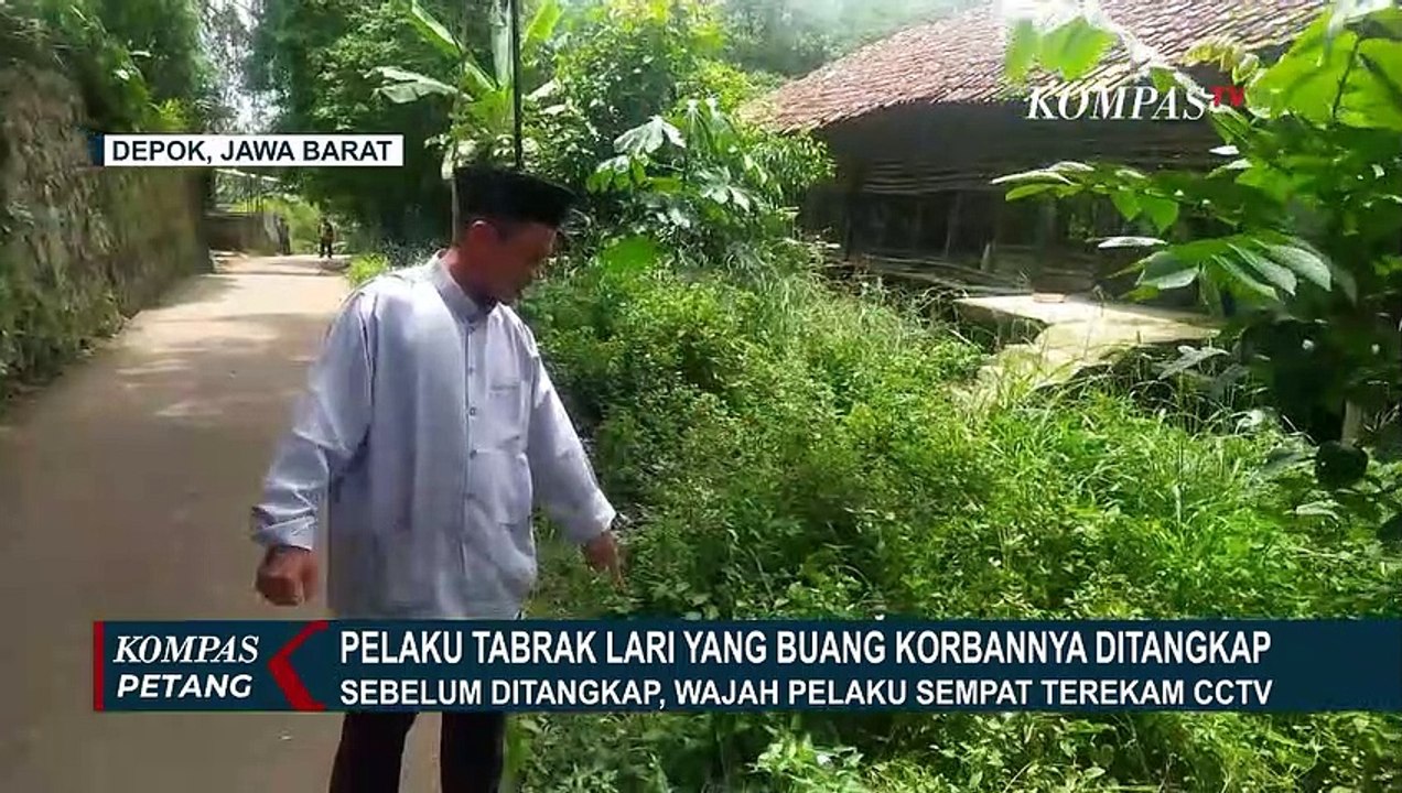 Detik-Detik Pelaku Tabrak Lari Buang Korban yang Kondisinya Memprihatinkan