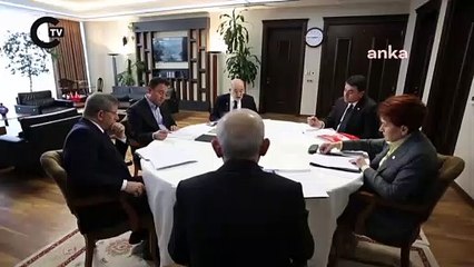 Altılı masa 'deprem' gündemiyle toplandı
