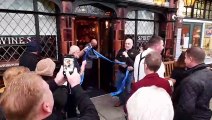 Reopening of the Ship Anson pub in Portsmouth