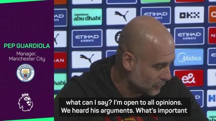 Guardiola responds to Carragher's questions about Haaland