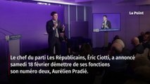 Les Républicains : Ciotti évince Pradié de son poste de numéro deux
