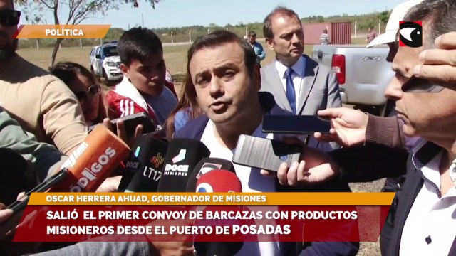 Oscar Herrera Ahuad destacó la puesta en funcionamiento del puerto de Posadas