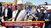 Leonardo Stelatto celebró la salida del primer convoy de barcazas con productos misioneros