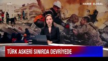 Türk askeri sınırda devriyede