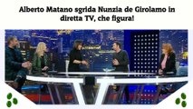 Alberto Matano sgrida Nunzia de Girolamo in diretta TV, che figura!