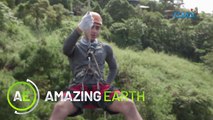 Amazing Earth: Yasser Marta accepted the Amazing Rappelling Challenge!