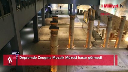 Depremde Zeugma Mozaik Müzesi hasar görmedi