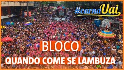 Carnaval de BH: 'Quando Come se Lambuza' lota Praça 7