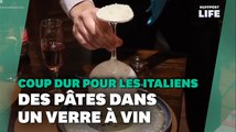 Ce restaurant belge sert des pâtes dans un verre à vin, de quoi rendre furieux les Italiens