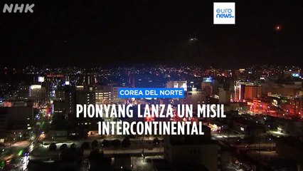 Скачать видео: Corea del Norte lanza un misil balístico intercontinental en vísperas de maniobras EEUU y Seúl