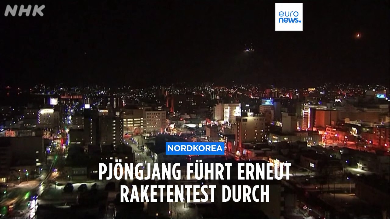 Drohgebärde aus Pjöngjang: Nordkorea feuert Langstreckenrakete ab