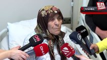 Adıyaman'da depreme hastanede yakalanan yaşlı kadın o anları anlattı