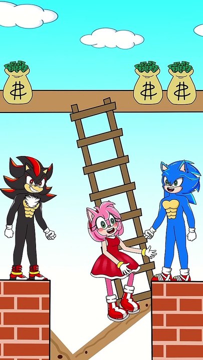 Top 3 Animated stories with Sonic  Funny Animation  #shorts #animation #story