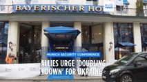 Munich Security Conference: Allies call for military aid to Ukraine to be stepped up