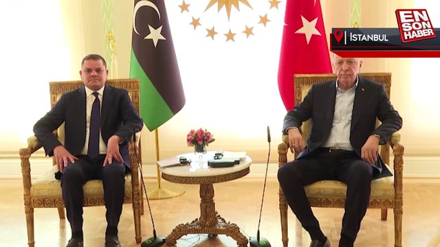Cumhurbaşkanı Erdoğan, Libya Başbakanı Abdülhamid Dibeybe ile görüştü