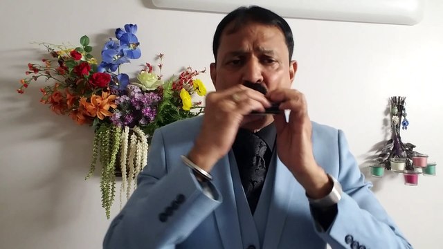 Man Dole Mera Tan Dole - Film Nagin 1954 - Vintage Song on Harmonica Live Performance by Mukund Kamdar