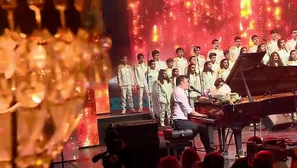 Marc Martel - We Are The Champions with Tbilisi Children's Capella | Queen Show at Golden Wave Awards 2019