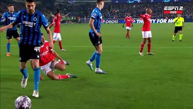 LIGA DE CAMPEONES DE LA UEFA 2022-23 - Club Brujas (0-2) Benfica - OCTAVOS DE FINAL - IDA - SEGUNDO TIEMPO
