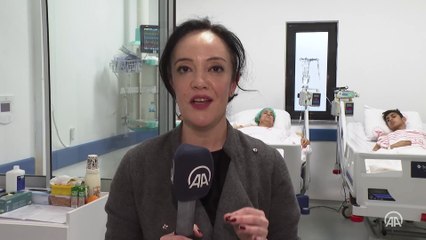 Enkaz altında 72 saat birlikte kurtarılmayı bekleyen anne oğul hastanede buluşturuldu