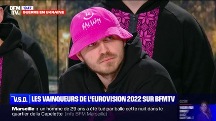Oleh Psiouk (Kalush Orchestra): "Nous avons vendu notre trophée pour 900.000 dollars", aux profits d'une association d'aide aux soldats ukrainiens