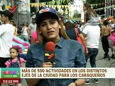 Diversas actividades recreativas se desarrollan en la Plaza Bolívar en los Carnavales Felices 2023