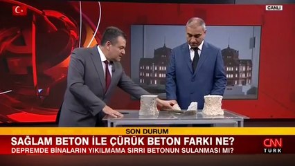 Sağlam beton ile çürük beton arasındaki fark ne?