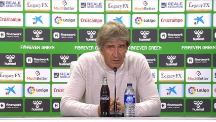 Pellegrini: "Estoy contento con el juego y con los tres puntos ante un rival en racha"