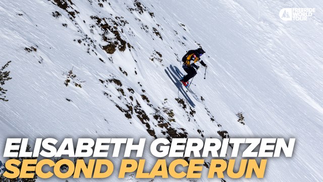 Elisabeth Gerritzen Second Place Run I FWT23 Kicking Horse Golden BC Pro