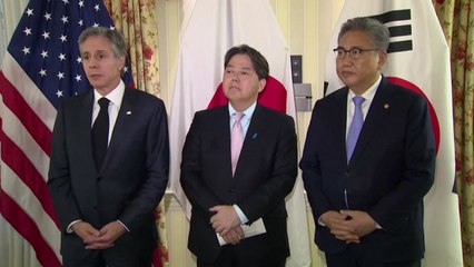 北 ICBM 발사에 韓美日 외교 수장 회동..."제재 강화" / YTN