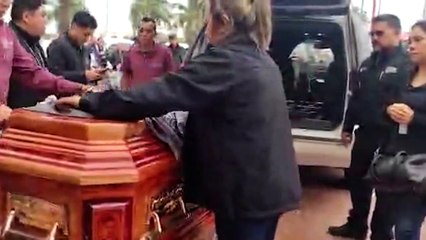Con música, dan el último adiós a Farets González, policía ministerial fallecido en balacera de Paso del Toro