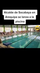 Alcalde arequipeño inauguró piscina municipal