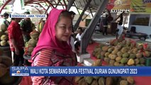 Wali Kota Semarang Hevearita Gunaryanti Rahayu Buka Festival Durian Gunungpati 2023