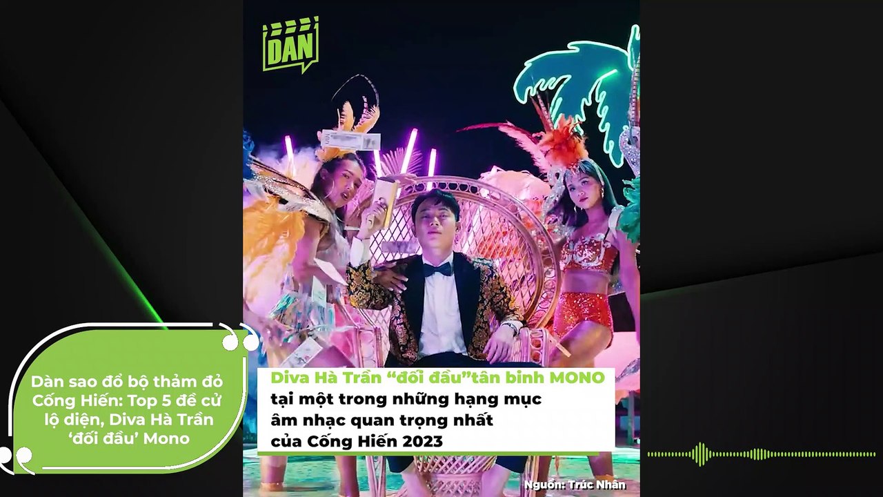 Dàn sao đổ bộ thảm đỏ Cống Hiến: Top 5 đề cử  lộ diện, Diva Hà Trần ‘đối đầu’ Mono | Điện Ảnh Net