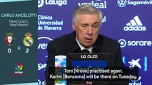 Ancelotti shrugs off injury concerns ahead of Liverpool tie