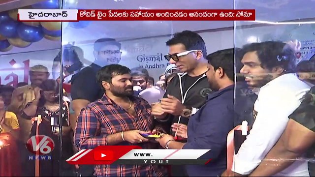 Actor Sonu Sood Inaugurates World Biggest Mandi Plate In Gismat Mandi _ Hyderabad _ V6 News (1)