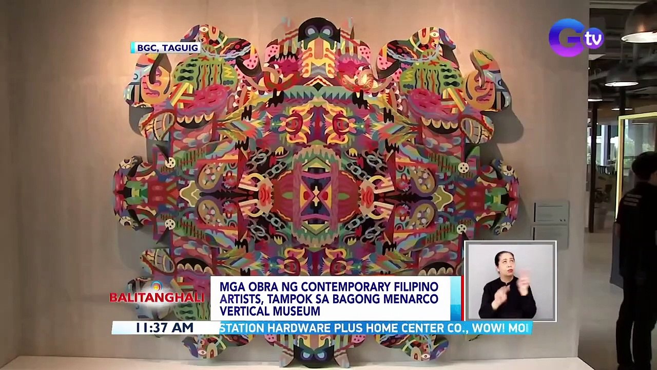 Mga obra ng contemporary Filipino artist, tampok sa bagong Menarco Vertical Museum | BT