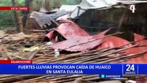 Huarochirí: fuertes lluvias provocan caída de huaico en Santa Eulalia