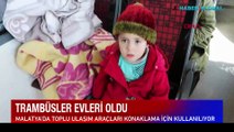 Trambüsler evleri oldu: Toplu ulaşım araçlarında 10 bin kişi yaşıyor