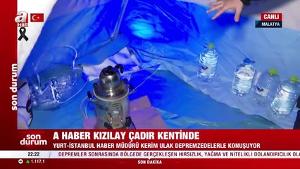 A Haber 6 kişinin kaldığı 25 metrekarelik çadırı öve öve bitiremedi: Şimdi antreden salona geçiyoruz...