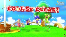 Super Mario 3D World - Mario, Peach, Luigi & Toad in Really Rolling Hills, Mystery House Melee, Big Galoomba Blockade, Double Cherry Pass, Bowser's Bullet Bill Brigade