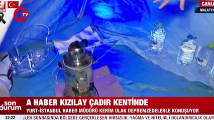Yandaş A Haber çadırları öve öve bitiremedi: '25 metrekare oldukça büyük...'