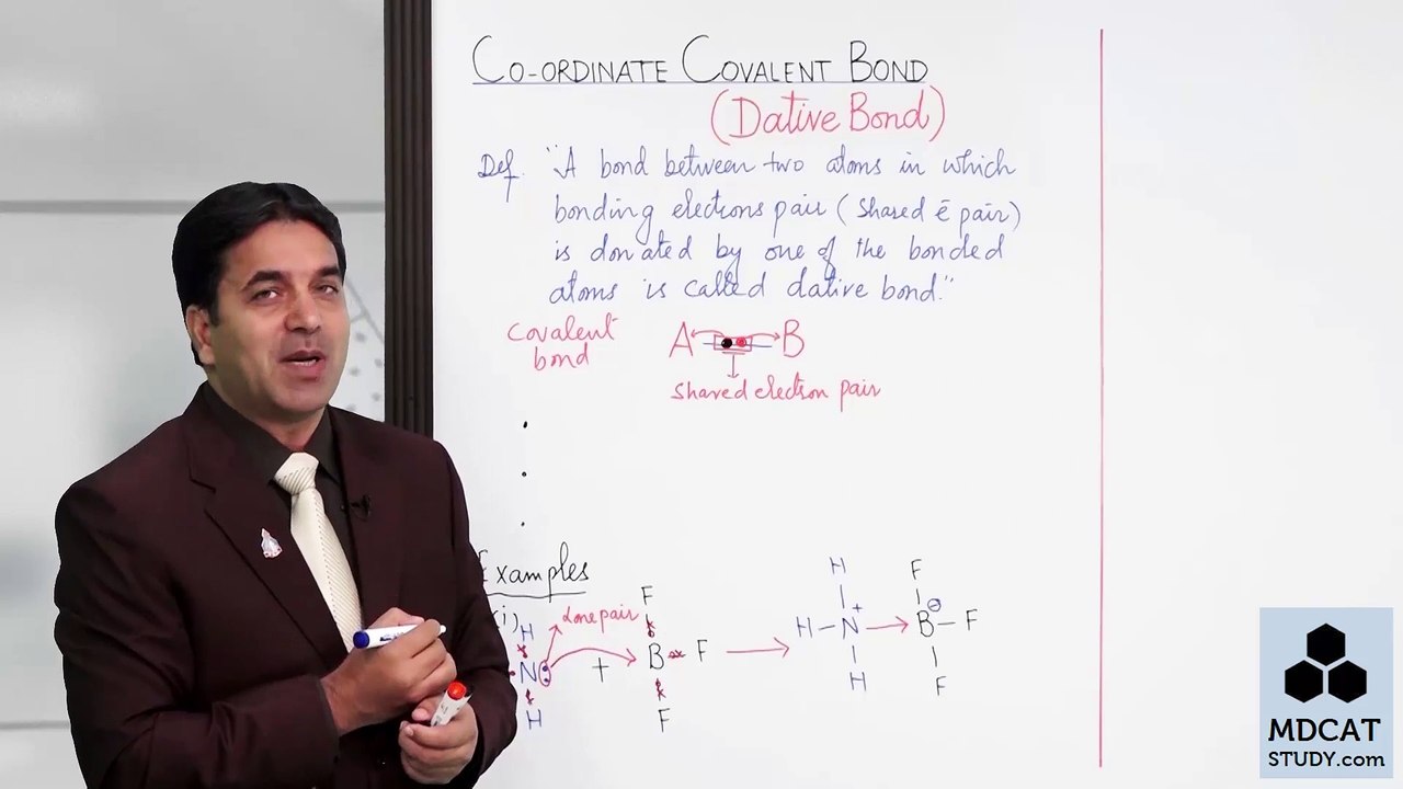 (10) COORDINATE COVALENT BOND / Lecture No.10 Chapter 6 Chemistry Class 11 by PGC / PGC LECTURES / SIR WAJID ALI KAMBOH / STUDY ROOM OFFICIAL