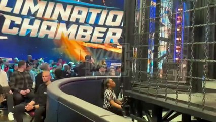 Logan Paul screws Seth Rollins out of the United States Championship at WWE Elimination Chamber!!