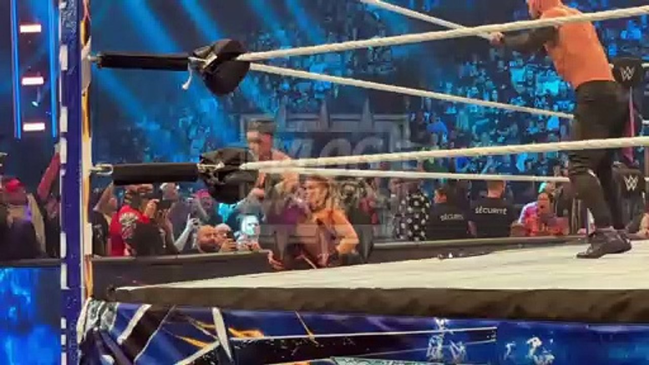 Edge & Beth Phoenix defeat Rhea Ripley and Finn Balor at WWE Elimination Chamber