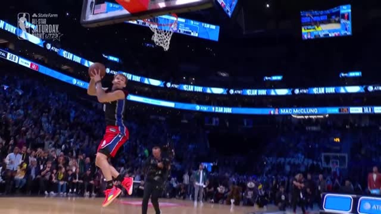 Highlights: McClung gewinnt den Dunk Contest