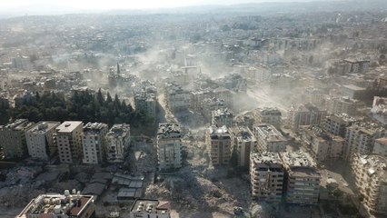 Bu mahallede sadece iki bina hasar almadı