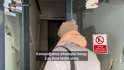Belediyenin 6 ay önce teslim ettiği konutlar kullanılamaz halde: En çok hasar alan evler belediyenin ve devletin yapmış olduğu evler...