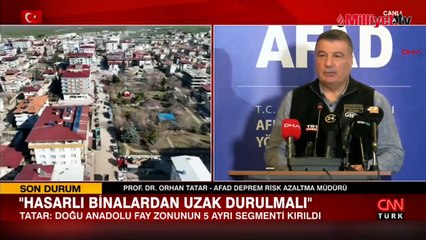 Deprem bölgesinde son durum! Orhan Tatar açıkladı